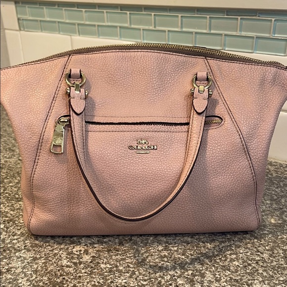 Coach Prairie Pink Leather Satchel Bag